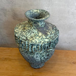 Vase - Urn-Shaped - Key Motif - Green Speckle - Large • Jun25