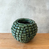 "Loop de Loop" Vase in Olive Green - Large