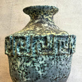Vase - Urn-Shaped - Key Motif - Green Speckle - Large • Jun25