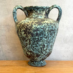 Vase - Urn-Shaped - Handled - Green Speckle - XL • Jun25