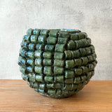 "Loop de Loop" Vase in Olive Green - Large