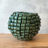 "Loop de Loop" Vase in Olive Green - Large