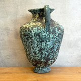 Vase - Urn-Shaped - Handled - Green Speckle - XL • Jun25