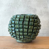 "Loop de Loop" Vase in Olive Green - Large