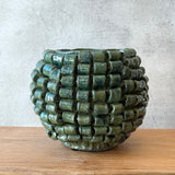 "Loop de Loop" Vase in Olive Green - Large