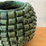 "Loop de Loop" Vase in Olive Green - Large