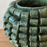 "Loop de Loop" Vase in Olive Green - Large