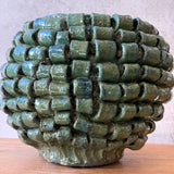"Loop de Loop" Vase in Olive Green - Large