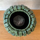"Loop de Loop" Vase in Olive Green - Large