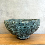 Pedestal Bowl - Green Speckle - XL • Jun25