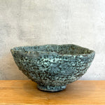 Pedestal Bowl - Green Speckle - XL • Jun25