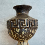 Vase - Urn-Shaped - Key Motif - Bronze Drip - Medium • Jun25