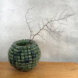 "Loop de Loop" Vase in Olive Green - Large