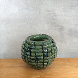 "Loop de Loop" Vase in Olive Green - Large