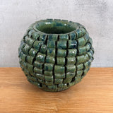 "Loop de Loop" Vase in Olive Green - Large