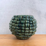 "Loop de Loop" Vase in Olive Green - Large