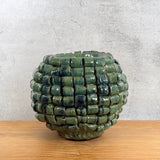 "Loop de Loop" Vase in Olive Green - Large