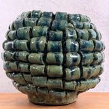 "Loop de Loop" Vase in Olive Green - Large