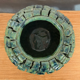 "Loop de Loop" Vase in Olive Green - Large