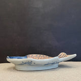 Japanese Vintage Ceramic Fish Dish