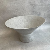 Pedestal Bowl #01 - 2023 (Low, White Speckle)