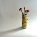 "Corn" Vase #02 - Yellow - Medium