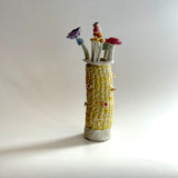 "Corn" Vase #02 - Yellow - Medium
