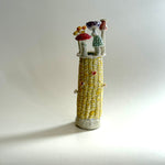 "Corn" Vase #02 - Yellow - Medium