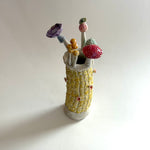 "Corn" Vase #02 - Yellow - Medium