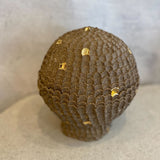 Joseph Turrin - Dark Stoneware Gold Egg (Large)