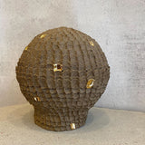 Joseph Turrin - Dark Stoneware Gold Egg (Large)