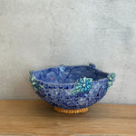 "Blue Flowers" Bowl - Large • Nov24