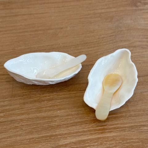 "White Oyster" Condiment Dishes • Nov24