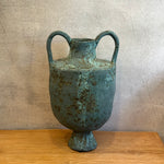 Vase - Urn-Shaped - Green Speckle - Large #02 • Dec24