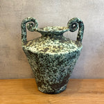 Vase - Urn-Shaped - Green Speckle - Large #01 • Dec24