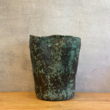 Wave Vase - Green Speckle - Large • Dec24