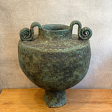 Vase - Urn-Shaped - Green Speckle - XL • Dec24