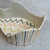 Landscape Bowl in Stripes - Large - December 2023