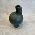 Pedestal "Pod" Vase in Moss Green - Medium - December 2023