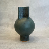 Pedestal "Pod" Vase in Moss Green - Medium - December 2023
