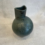 Pedestal "Pod" Vase in Moss Green - Medium - December 2023