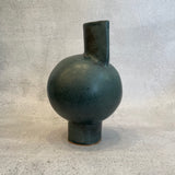Pedestal "Pod" Vase in Moss Green - Medium - December 2023