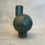Pedestal "Pod" Vase in Moss Green - Medium - December 2023