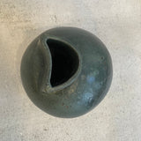 Pedestal "Pod" Vase in Moss Green - Medium - December 2023