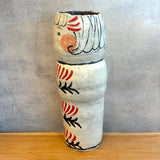 Kokeshi Vase / Sculpture - "Ferns" - XXL • serious PLAY