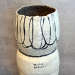 Kokeshi Vase / Sculpture - "Ferns" - XXL • serious PLAY