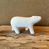Polar Bear (Walking) - Large - Japanese Carved Wooden Figure