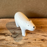 Polar Bear (Walking) - Large - Japanese Carved Wooden Figure