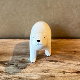 Polar Bear (Walking) - Large - Japanese Carved Wooden Figure