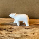 Polar Bear (Walking) - Small - Japanese Carved Wooden Figure